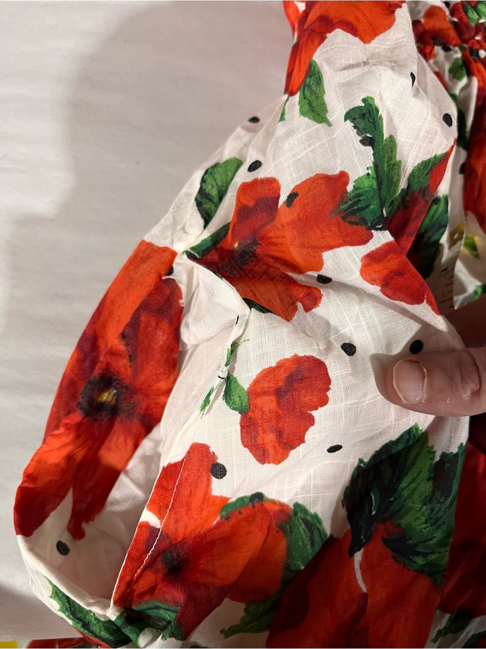 Maeve Anthropologie Square Neck Smocked Baby-Doll Floral Mini Dress Large - Picture 14 of 16